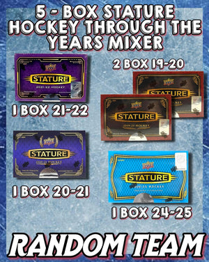 5 - Box Through the Years STATURE Hockey Mixer #153 Random Teams