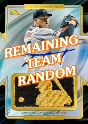 REMAINING TEAM RANDOM - 2025 Topps Chrome Baseball Hobby 12-Box Full Case #10 Pick Your Team
