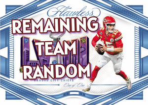 REMAINING TEAM RANDOM 2024 Panini Flawless Football 2-Box Full Case #1 Pick Your Team