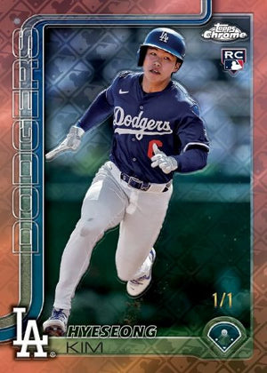 2025 Topps Chrome Logofractor Editon Baseball 10-Box Half Case #1 Random Teams