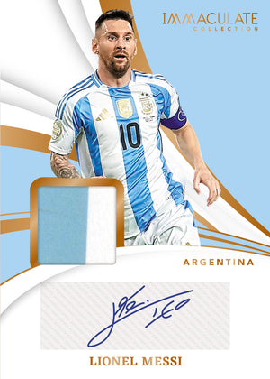 2024-25 Panini Immaculate Soccer 3-Box Half Case #2 Pick Your Team