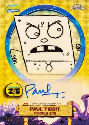 2025 Topps Chrome Spongebob 25th Anniversary Hobby 2-Box #2 Random Packs