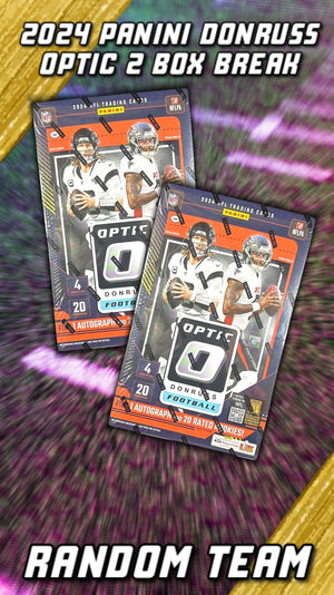 2024 Panini Donruss Optic Football Hobby 2-Box #6 Random Teams