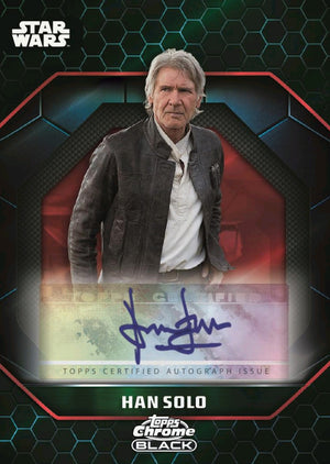 2024 Topps Star Wars Chrome Black 6-Box Half Case #10 Pick Your Letter