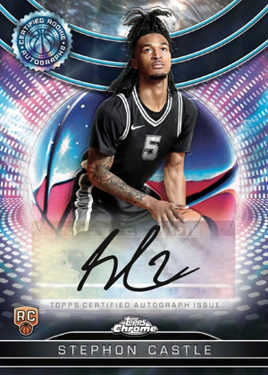 2024-25 Topps Chrome Basketball Hobby 6-Box Half Case #1 Random Team