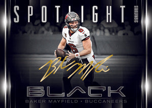 2025 Panini Black Football Hobby 6-Box Half Case #2 Pick Your Team