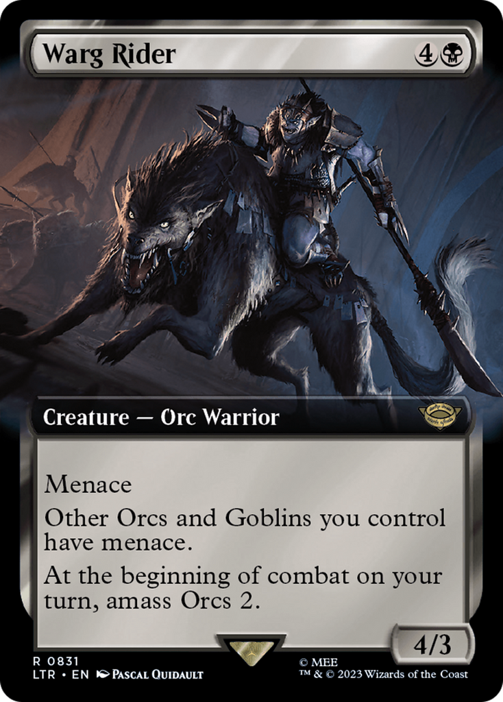 Warg Rider (Extended Art) [The Lord of the Rings: Tales of Middle-Eart