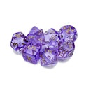 Chessex Dice: Lab Dice - Translucent Polyhedral Lavender/Gold (Series 7)