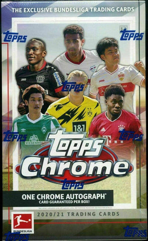 2020-21 Topps Chrome Bundesliga Soccer Hobby Box