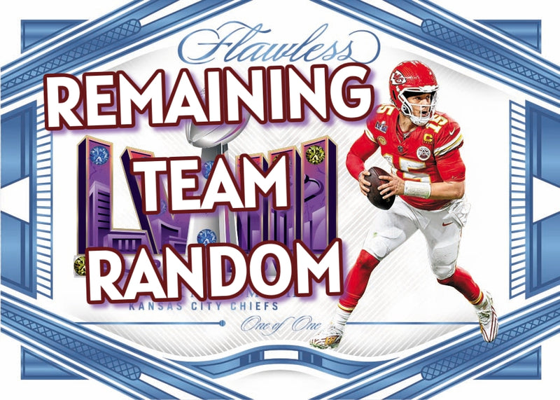 REMAINING TEAM RANDOM 2024 Panini Flawless Football 2-Box Full Case