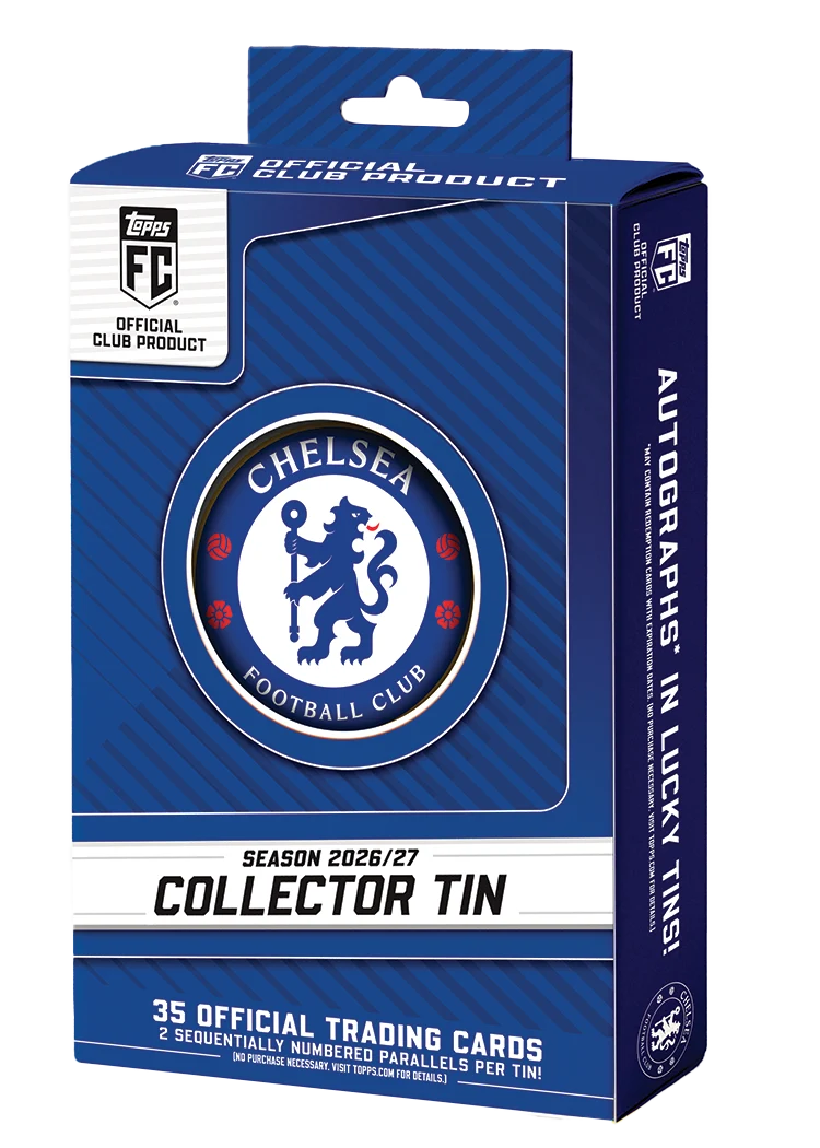 2026-27 Topps Soccer Chelsea FC Club Collector Tin - Ripped or Shipped