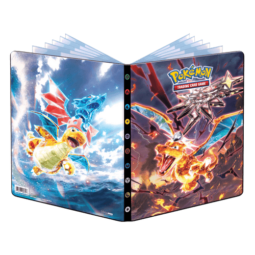 Ultra Pro - Scarlet and Violet Charizard and Dragonite 9-Pocket Portfolio for Pokémon