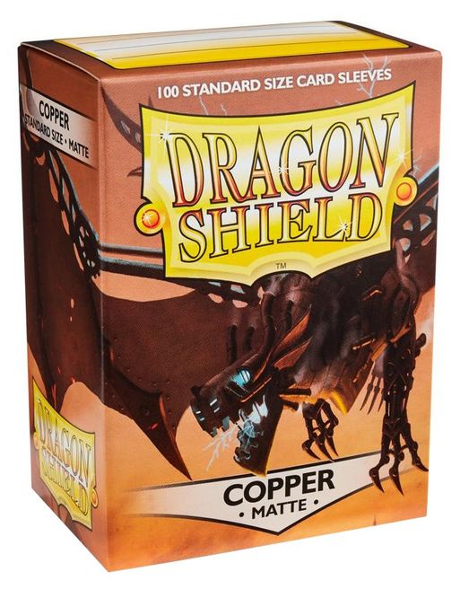 Dragon Shield Standard Matte Card Sleeves - Copper (100-Pack)