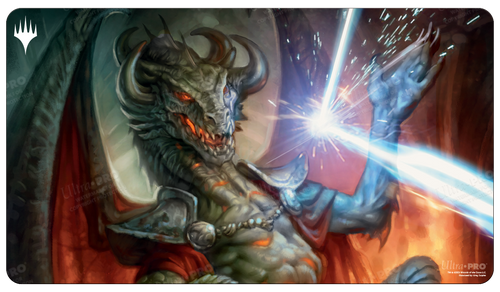 Ultra Pro - Commander Masters Deflecting Swat Red Standard Gaming Playmat for Magic: The Gathering