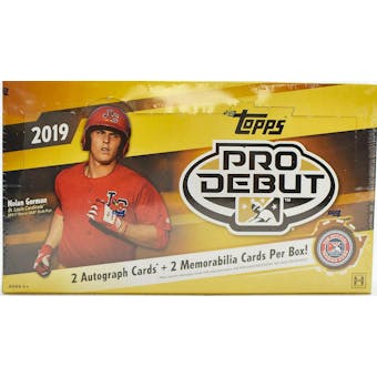 2019 Topps Pro Debut Baseball Hobby Pack