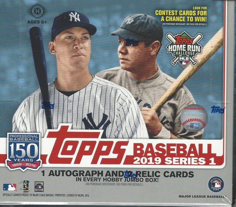 2019 Topps Series 1 Baseball Jumbo Box