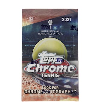 2021 Topps Chrome Tennis Hobby Pack