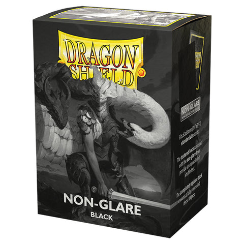 Dragon Shield: Matte Card Sleeves (100): Black V2 NON-Glare