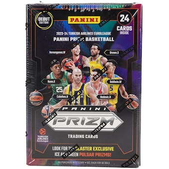 2023/24 Panini Prizm Turkish Airlines EuroLeague Basketball 6-Pack Blaster Box