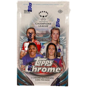 2023/24 Topps Chrome UEFA Women's Champions League Soccer Hobby Box