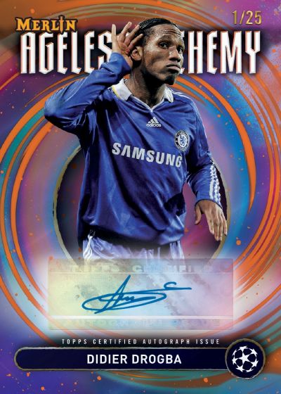 2024-25 Topps Chrome Merlin UEFA Club Competitions Soccer Hobby 12-Box