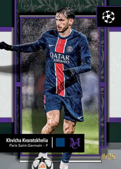 2024-25 Topps Museum Collection UEFA Club Competitions Hobby 4-Box Half Case