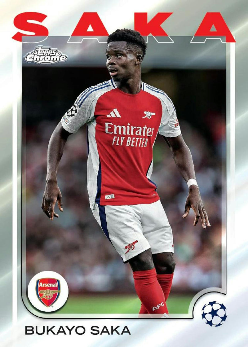 MONEYBALL MONDAY 2024/25 Topps Chrome UEFA Club Competitions Soccer Hobby Box PERSONAL BREAK
