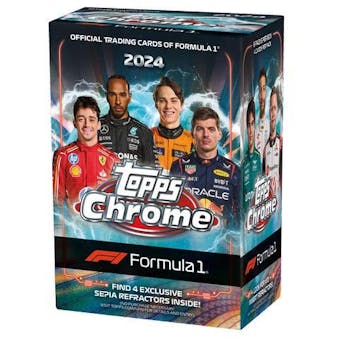 2024 Topps Chrome F1 Formula 1 6-Pack Blaster Box