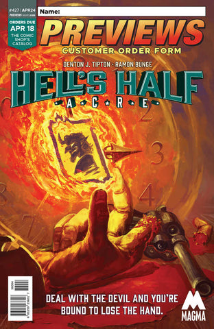 Previews #427 April 2024 Customer Order Form Extras