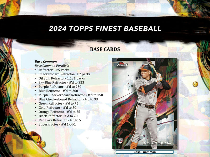 2024 Topps Finest Baseball Hobby Box