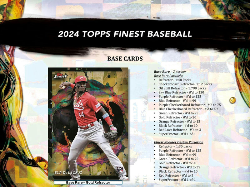 2024 Topps Finest Baseball Hobby Box