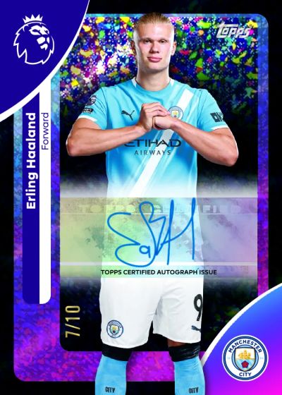2025-26 Topps Premier League Soccer Hobby 6-Box Half Case