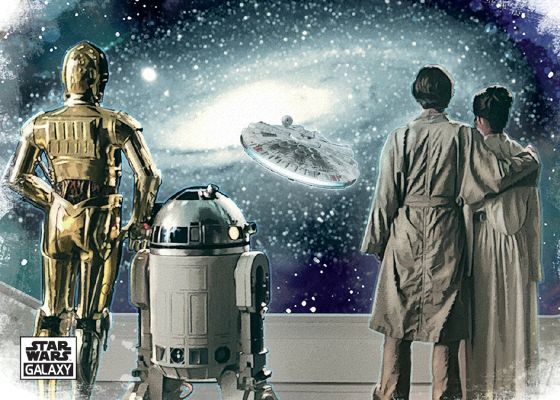 2025 Topps Chrome Star Wars Galaxy 4-Box