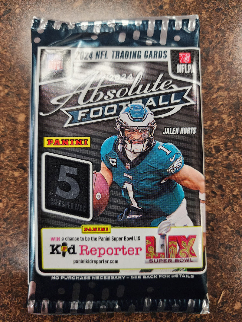 2024 Absolute Football Hobby Direct Gravity Feed Pack