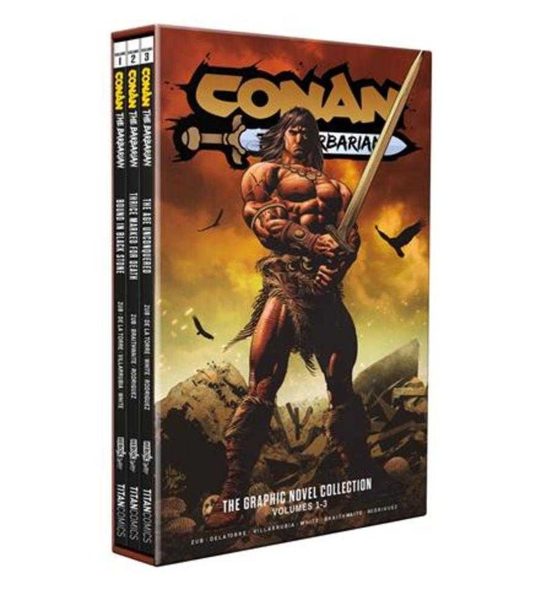 Conan The Barbarian TPB Volume 01 03 Slipcase Set Regular Edition Mike Deodato (Mature)