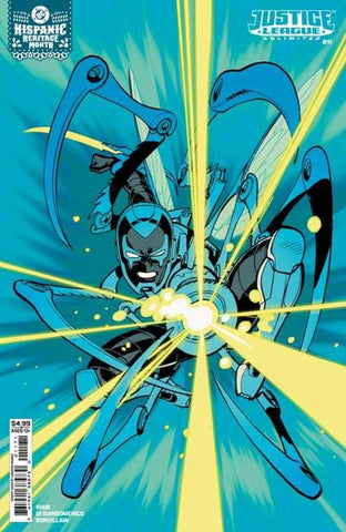 Justice League Unlimited #11 Cover E Leonardo Romero Hispanic Heritage Month Blue Beetle Card Stock Variant