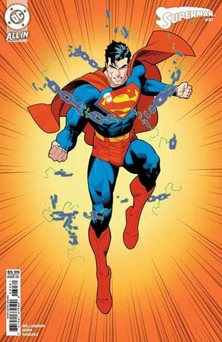 Superman #30 Cover H Dan Mora Corner Box Card Stock Variant