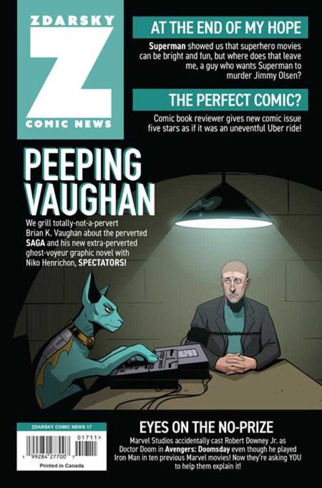 Zdarsky Comic News