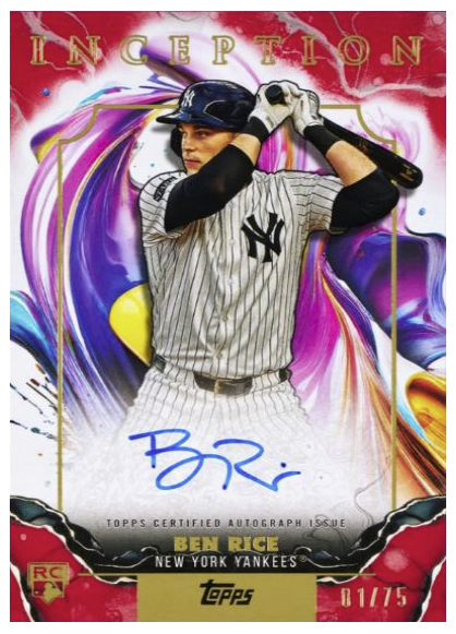 2025 Topps Inception Baseball Hobby Box