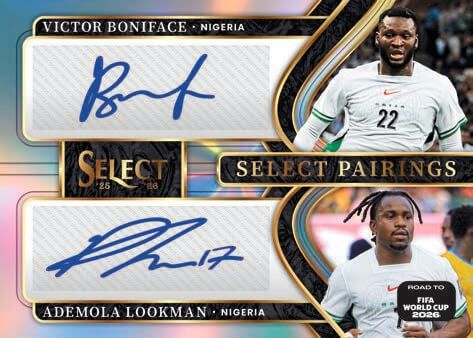 2025-26 Panini Select Road To FIFA World Cup - Hobby - 2-Box Break