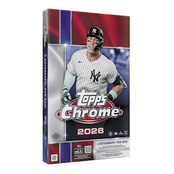 2026 Topps Chrome Baseball Hobby Box (Presell)