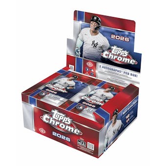 2026 Topps Chrome Baseball Hobby Jumbo Box