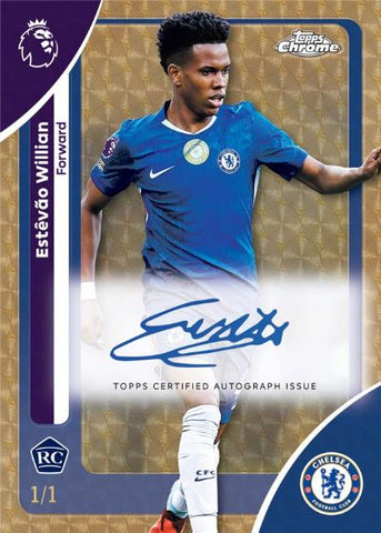 2026 Topps Chrome Premier League Soccer Value Box 20-Box Half Case #7 Random Teams