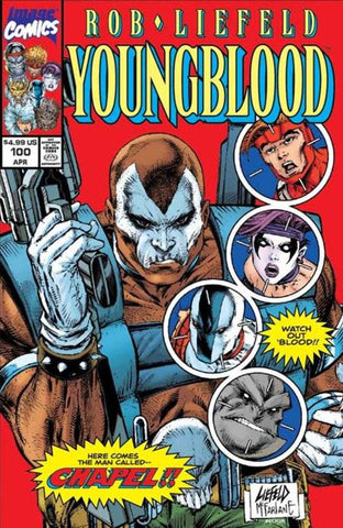 Youngblood #100 Cover G Rob Liefeld & Todd McFarlane Retro Variant
