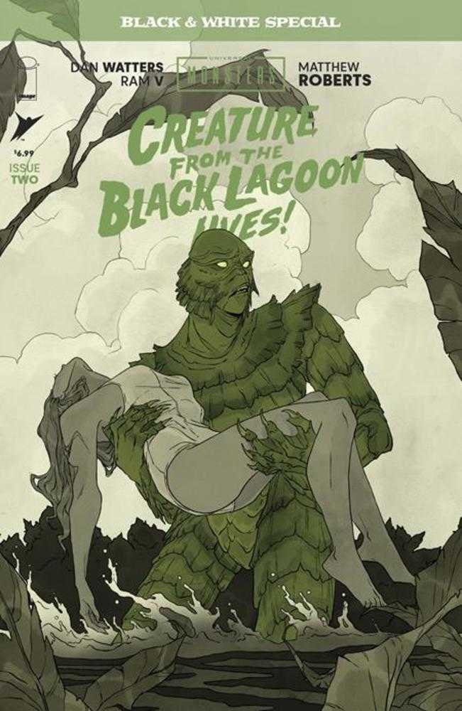 Universal Monsters Creature From The Black Lagoon Lives Black & White Special