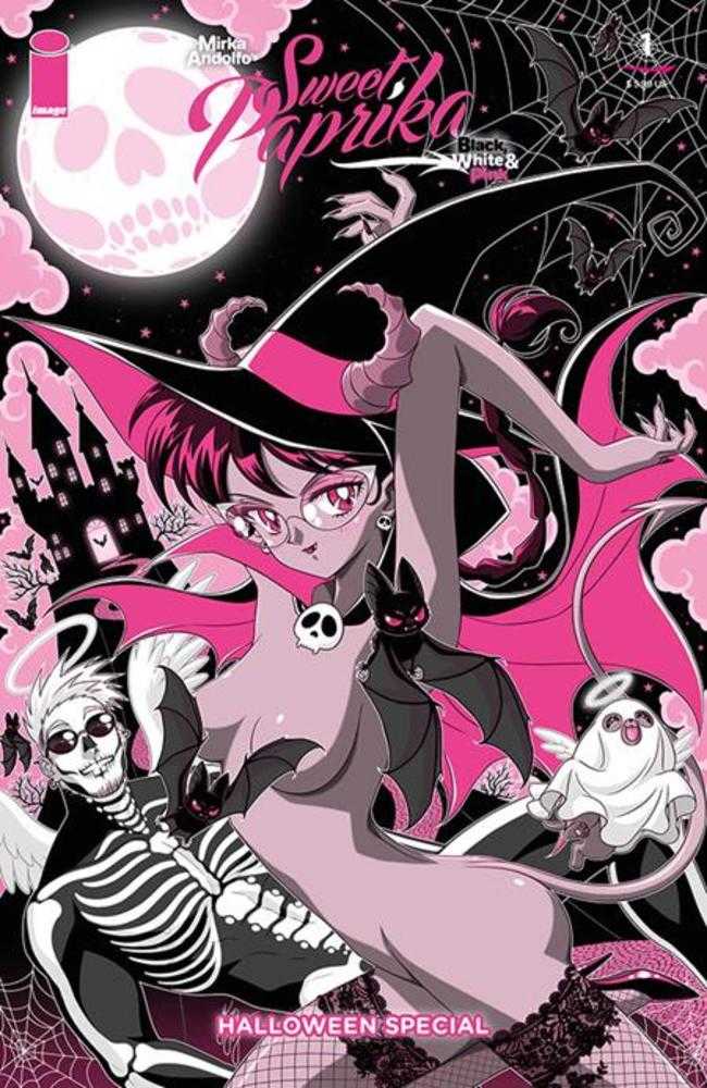 Mirka Andolfos Sweet Paprika Black White & Pink Halloween Special