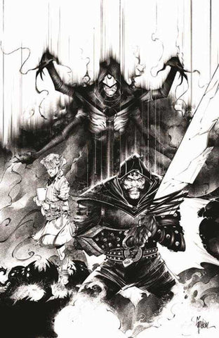 Spawn The Curse Of Sherlee Johnson #8 Cover C Jonathan Glapion Black & White Full Art Variant