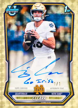 2026 Topps Bowman Football NFL and NIL - Hobby - 2-Box Break #1 - PYT