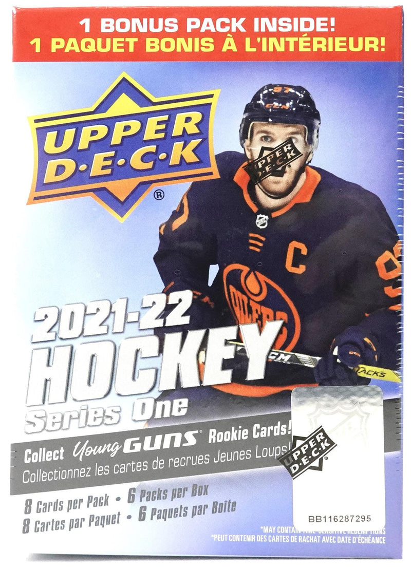 2021/22 Upper Deck Series 1 Hockey 6-Pack Blaster Box