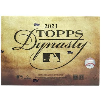 2021 Topps Dynasty Baseball Hobby Box